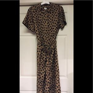 Leopard print dress